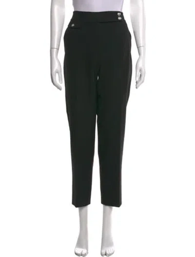 Pre-owned Veronica Beard Straight Leg Pants In Black