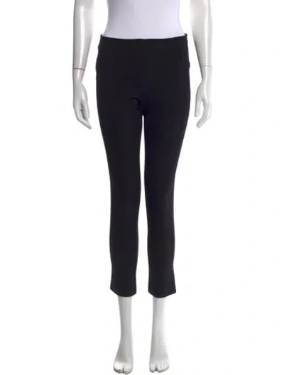 Pre-owned Veronica Beard Straight Leg Pants In Black
