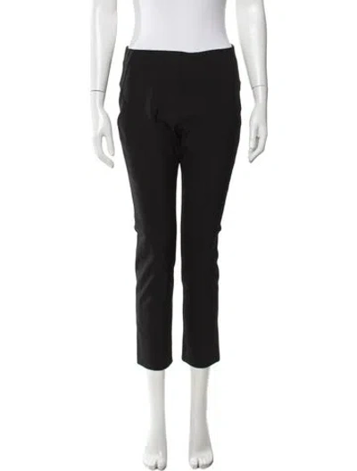 Pre-owned Veronica Beard Straight Leg Pants In Black