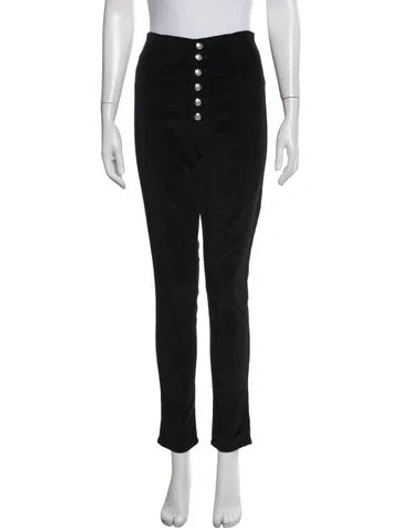 Pre-owned Veronica Beard Straight Leg Pants In Black