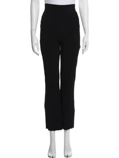 Pre-owned Veronica Beard Straight Leg Pants In Black