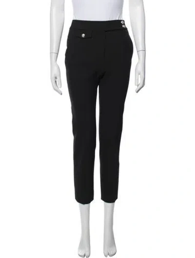 Pre-owned Veronica Beard Straight Leg Pants In Black