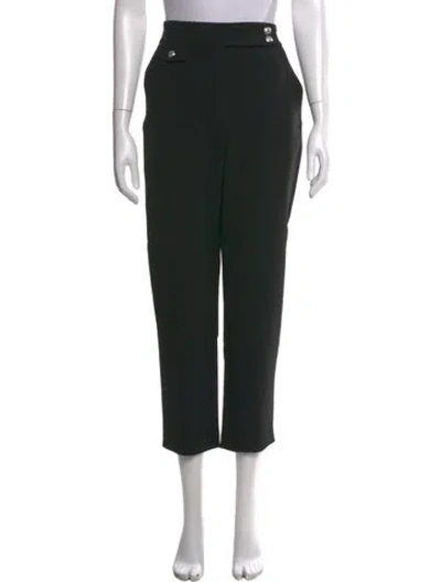 Pre-owned Veronica Beard Straight Leg Pants In Black
