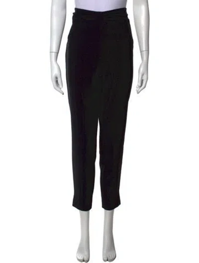 Pre-owned Veronica Beard Straight Leg Pants In Black