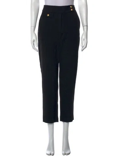 Pre-owned Veronica Beard Straight Leg Pants In Black
