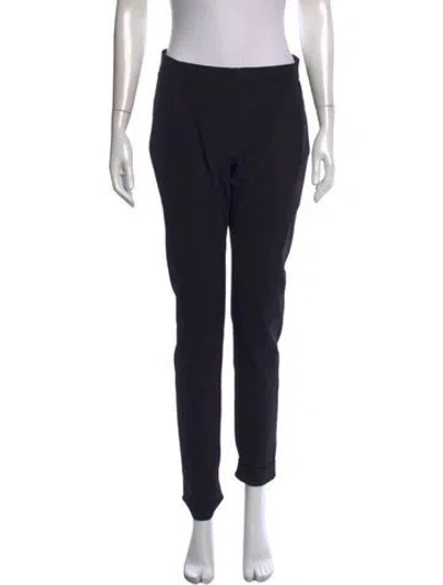 Pre-owned Veronica Beard Straight Leg Pants In Black