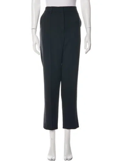 Pre-owned Veronica Beard Straight Leg Pants In Black