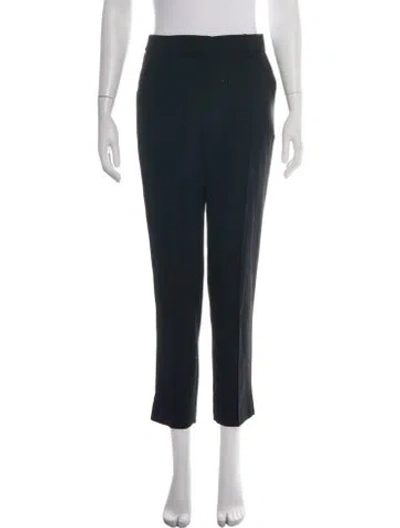 Pre-owned Veronica Beard Straight Leg Pants In Black