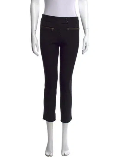 Pre-owned Veronica Beard Straight Leg Pants In Black