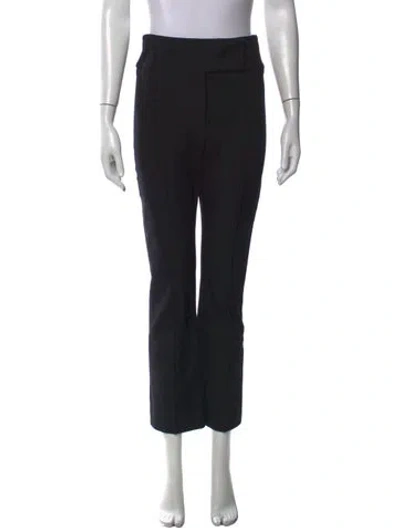Pre-owned Veronica Beard Straight Leg Pants In Black