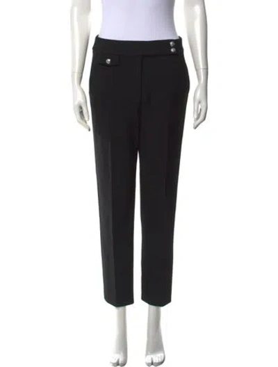 Pre-owned Veronica Beard Straight Leg Pants In Black