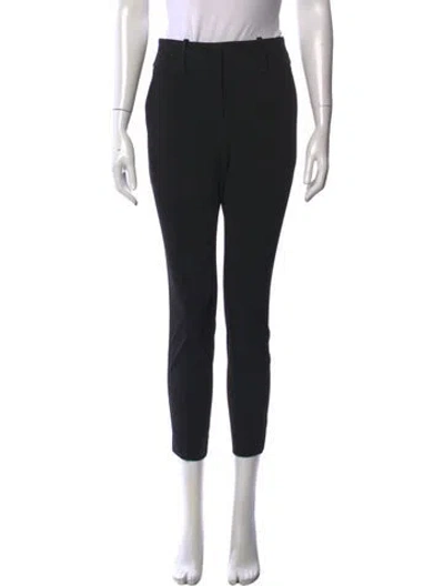 Pre-owned Veronica Beard Straight Leg Pants In Black