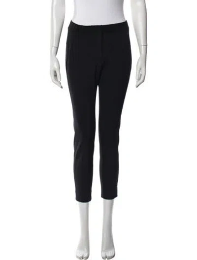 Pre-owned Veronica Beard Straight Leg Pants In Black