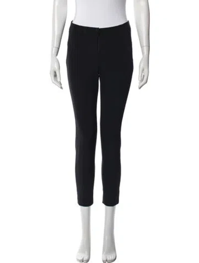 Pre-owned Veronica Beard Straight Leg Pants In Black