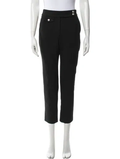 Pre-owned Veronica Beard Straight Leg Pants In Black