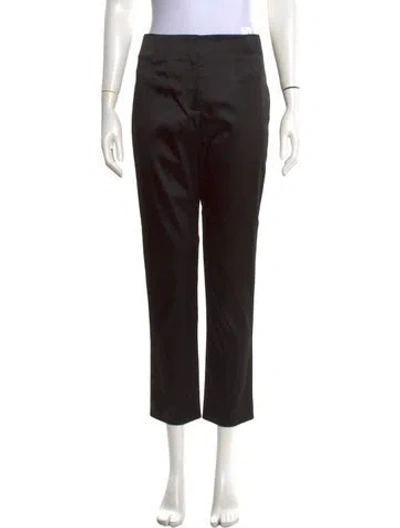 Pre-owned Veronica Beard Straight Leg Pants In Black