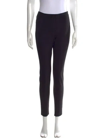 Pre-owned Veronica Beard Straight Leg Pants In Black