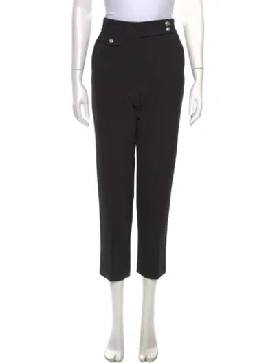 Pre-owned Veronica Beard Straight Leg Pants In Black
