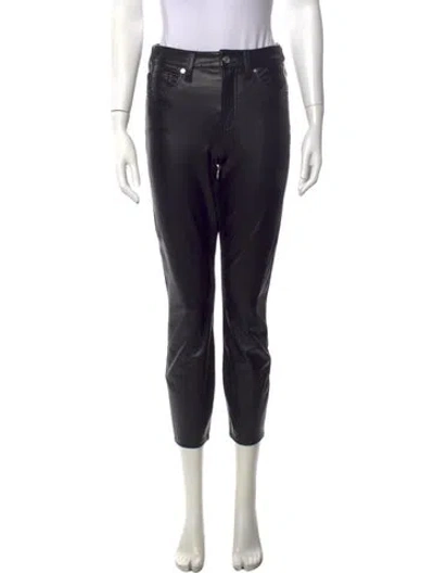 Pre-owned Veronica Beard Straight Leg Pants In Black
