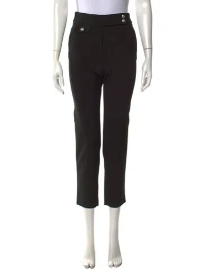 Pre-owned Veronica Beard Straight Leg Pants In Black