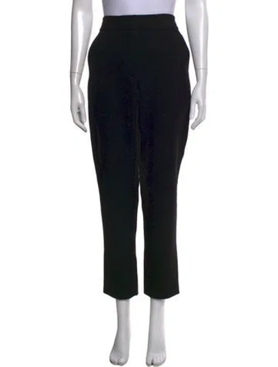 Pre-owned Veronica Beard Straight Leg Pants In Black