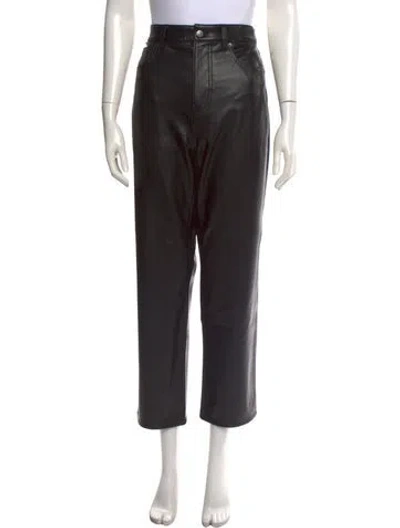 Pre-owned Veronica Beard Straight Leg Pants In Black