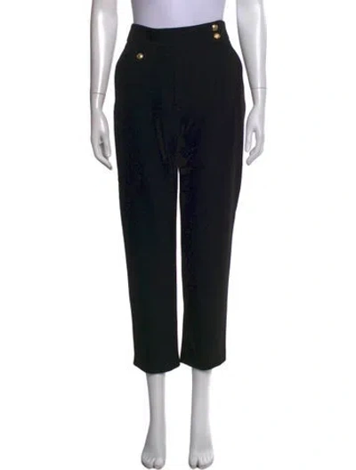Pre-owned Veronica Beard Straight Leg Pants In Black