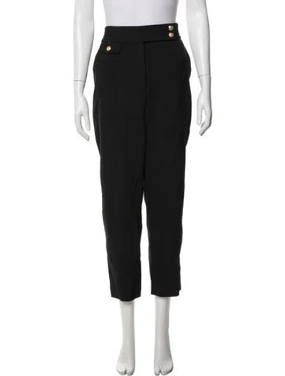 Pre-owned Veronica Beard Straight Leg Pants In Black