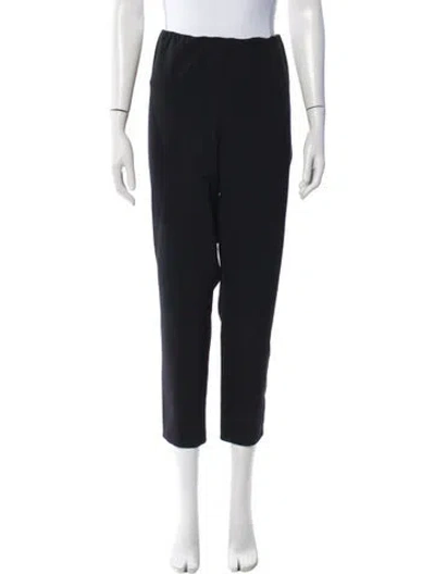 Pre-owned Veronica Beard Straight Leg Pants In Black