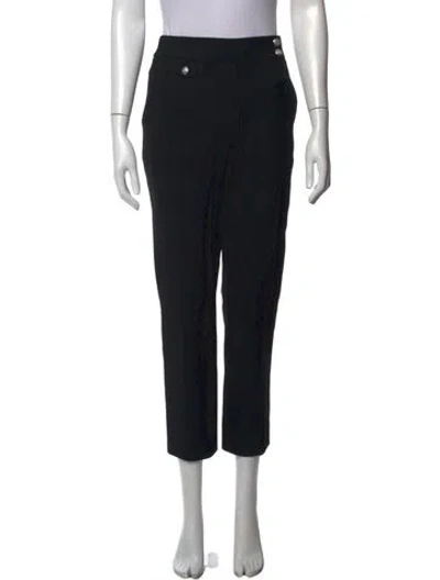 Pre-owned Veronica Beard Straight Leg Pants In Black