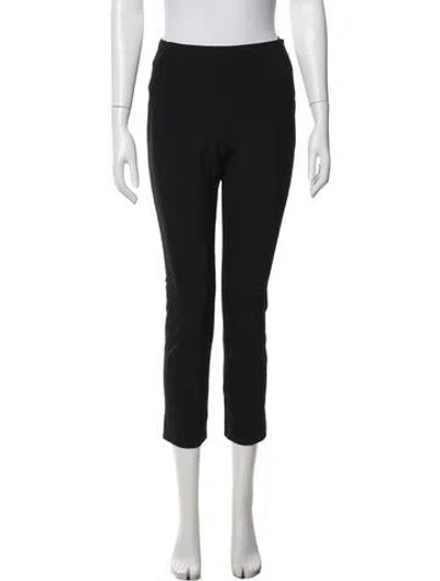 Pre-owned Veronica Beard Straight Leg Pants In Black