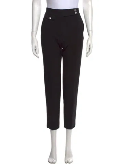 Pre-owned Veronica Beard Straight Leg Pants In Black