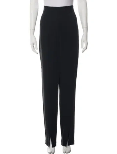 Pre-owned Veronica Beard Straight Leg Pants In Black