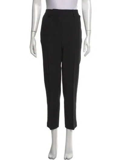 Pre-owned Veronica Beard Straight Leg Pants In Black