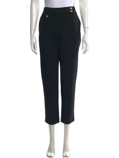 Pre-owned Veronica Beard Straight Leg Pants In Black
