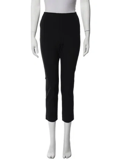 Pre-owned Veronica Beard Straight Leg Pants In Black