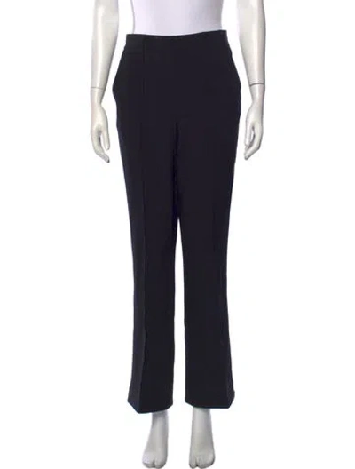 Pre-owned Veronica Beard Straight Leg Pants In Black