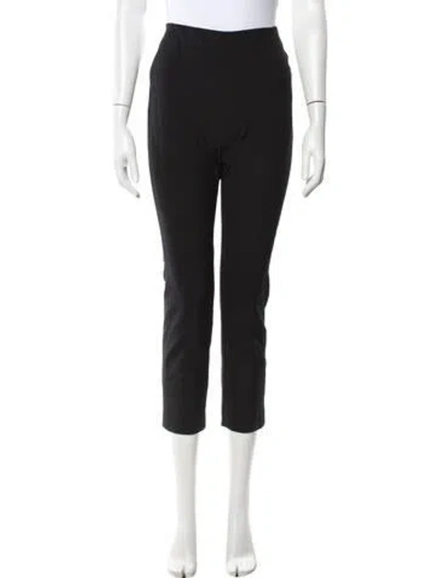 Pre-owned Veronica Beard Straight Leg Pants In Black