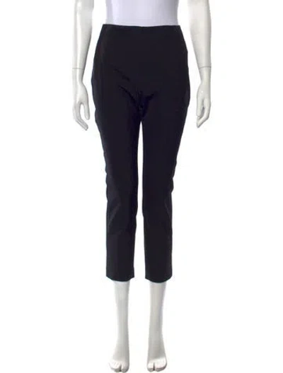 Pre-owned Veronica Beard Straight Leg Pants In Black