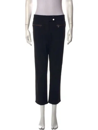 Pre-owned Veronica Beard Straight Leg Pants In Black
