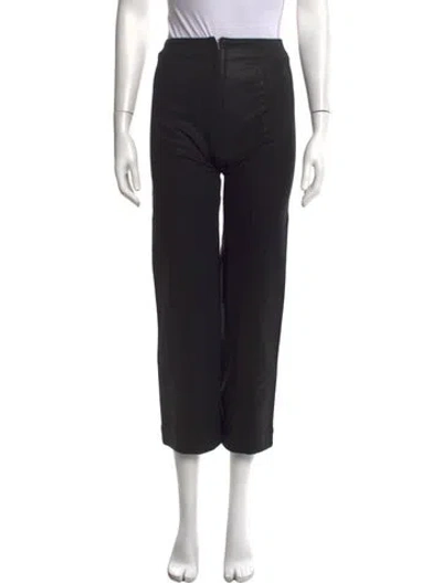 Pre-owned Veronica Beard Straight Leg Pants In Black