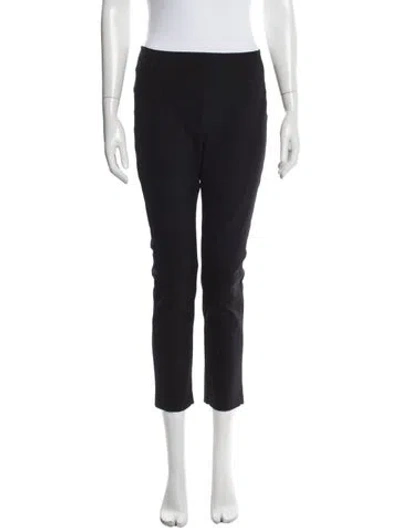 Pre-owned Veronica Beard Straight Leg Pants In Black/blue