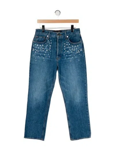 Pre-owned Veronica Beard Straight Leg Pants In Blue