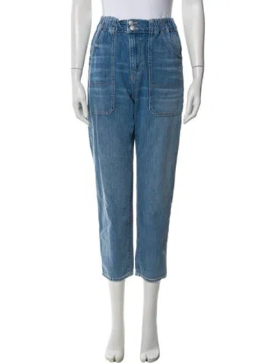 Pre-owned Veronica Beard Straight Leg Pants In Blue