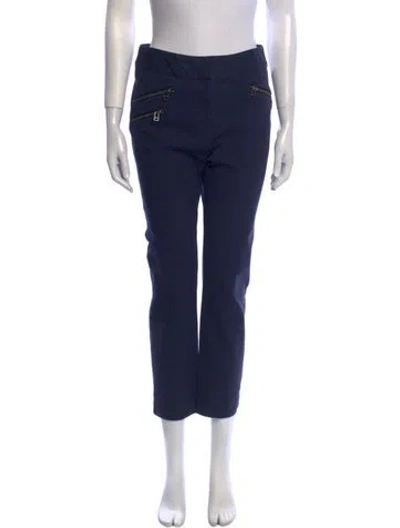 Pre-owned Veronica Beard Straight Leg Pants In Blue