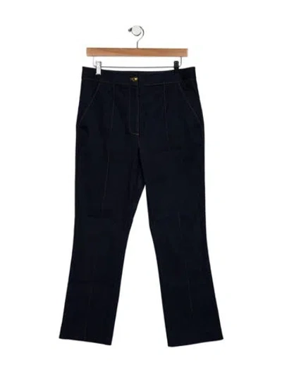 Pre-owned Veronica Beard Straight Leg Pants In Blue