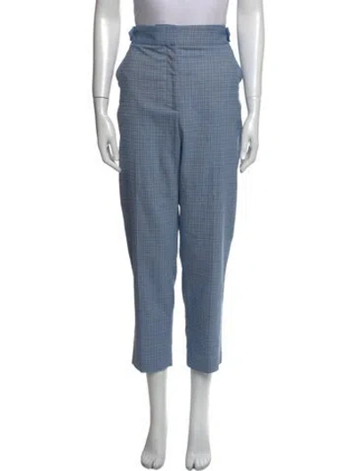 Pre-owned Veronica Beard Straight Leg Pants In Blue