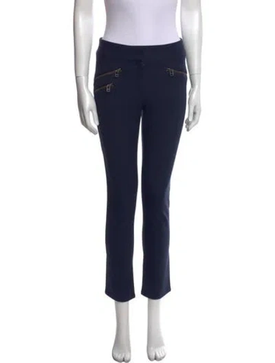 Pre-owned Veronica Beard Straight Leg Pants In Blue