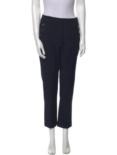 Pre-owned Veronica Beard Straight Leg Pants In Blue