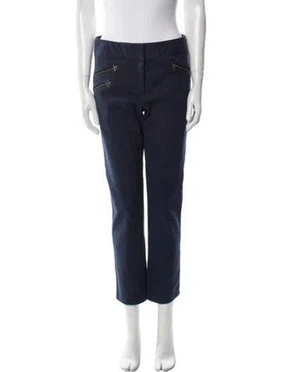 Pre-owned Veronica Beard Straight Leg Pants In Blue